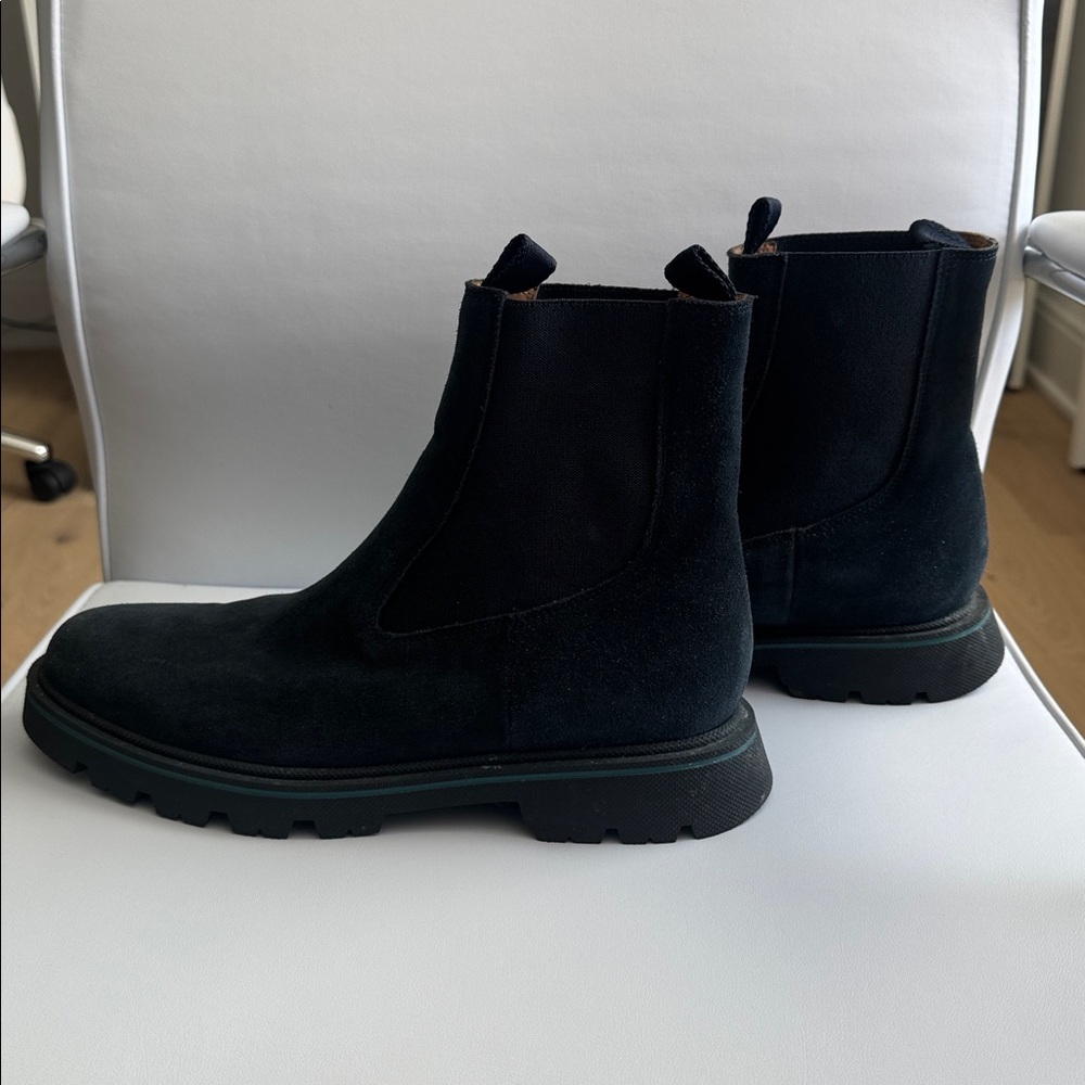 Men’s Hugo Boss Navy  Suede Ankle Boots